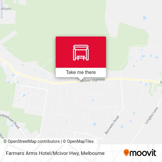 Farmers Arms Hotel/Mcivor Hwy map