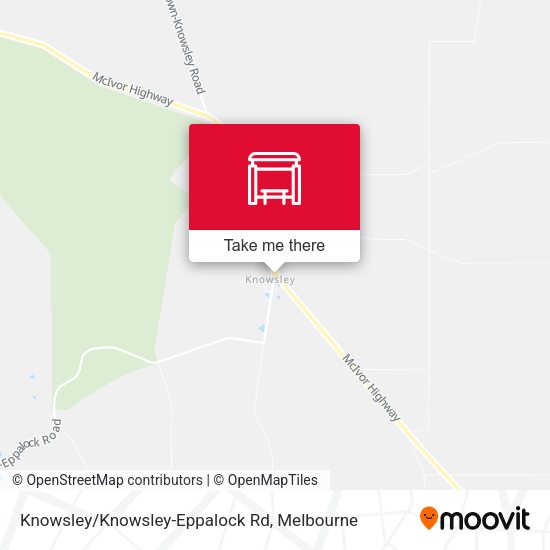 Knowsley/Knowsley-Eppalock Rd map