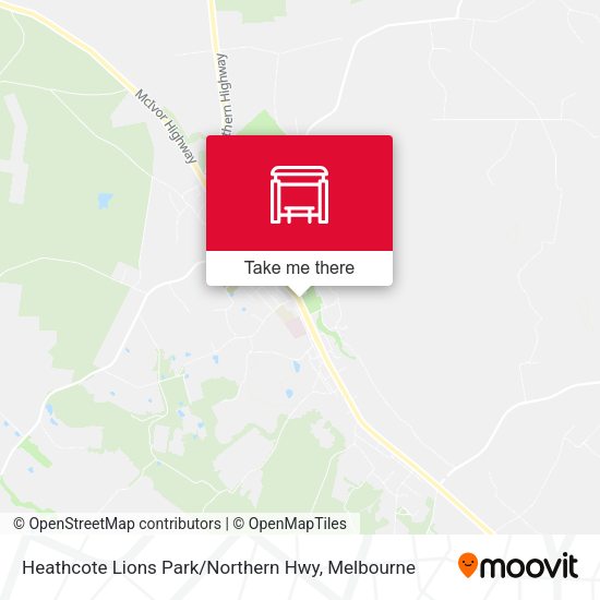 Heathcote Lions Park / Northern Hwy map