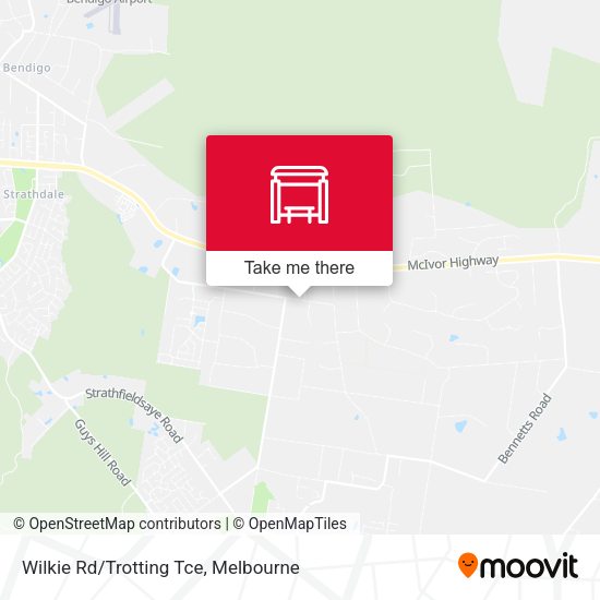 Wilkie Rd/Trotting Tce map