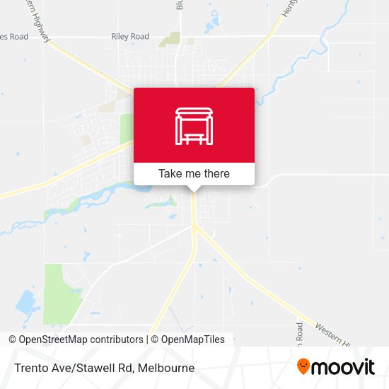 Trento Ave/Stawell Rd map