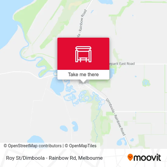 Dimboola Map Roy St/Dimboola - Rainbow Rd stop - Routes, Schedules, and Fares