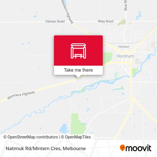 Natimuk Rd/Mintern Cres map
