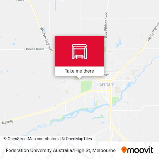 Federation University Australia / High St map