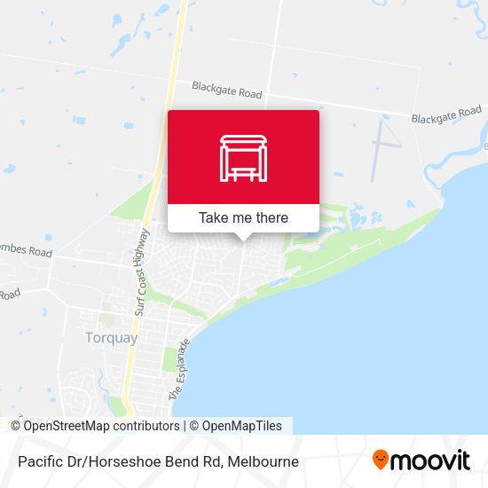 Pacific Dr/Horseshoe Bend Rd map