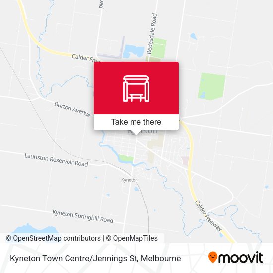 Kyneton Town Centre / Jennings St map