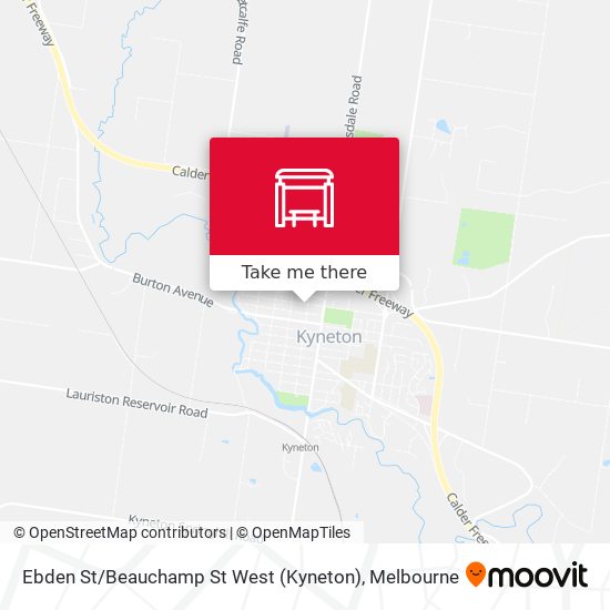 Ebden St / Beauchamp St West (Kyneton) map