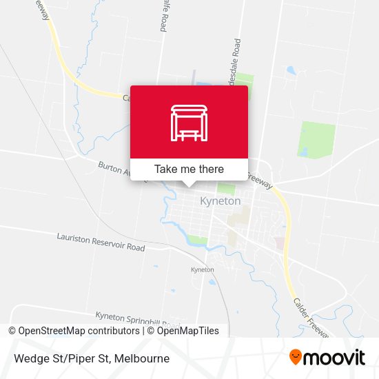 Wedge St/Piper St map
