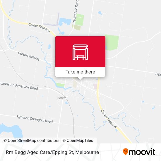 Rm Begg Aged Care/Epping St map