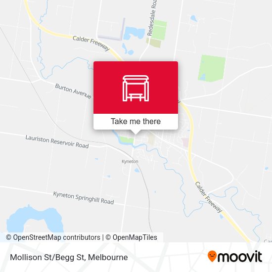 Mollison St/Begg St map