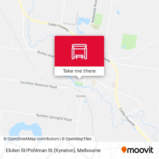 Ebden St/Pohlman St (Kyneton) map