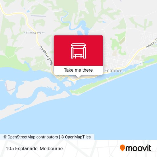105 Esplanade map