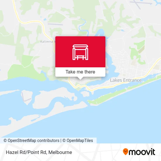 Mapa Hazel Rd/Point Rd