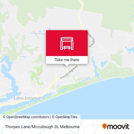 Thorpes Lane/Mccullough St map
