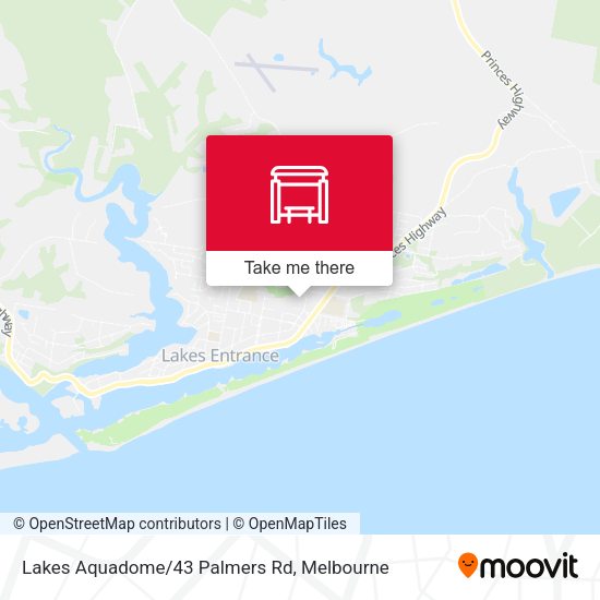 Lakes Aquadome/43 Palmers Rd map