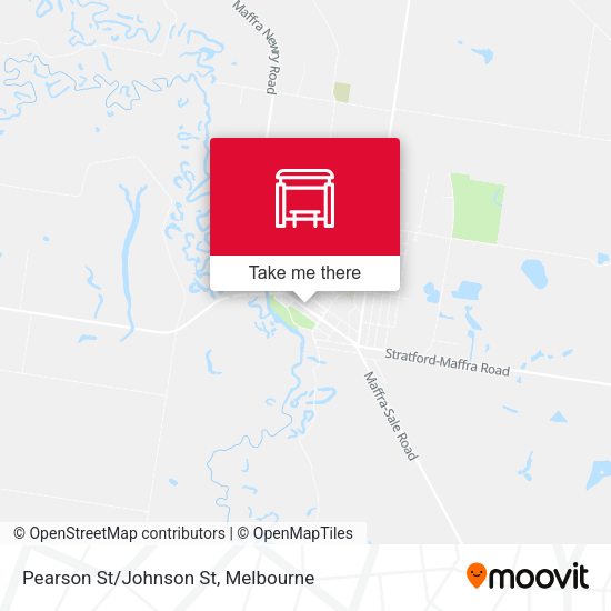 Pearson St/Johnson St map