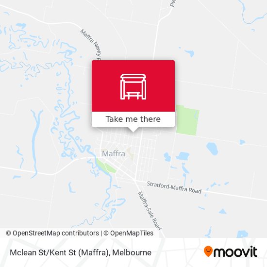 Mclean St/Kent St (Maffra) map