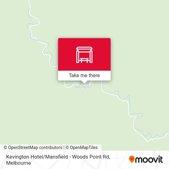 Kevington Hotel / Mansfield - Woods Point Rd map