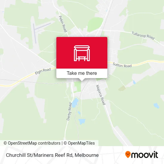 Churchill St/Mariners Reef Rd map