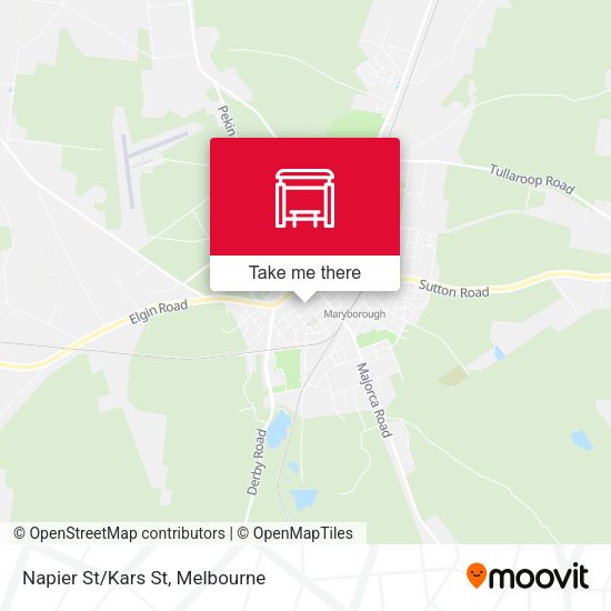 Napier St/Kars St map