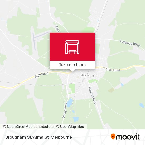 Brougham St/Alma St map