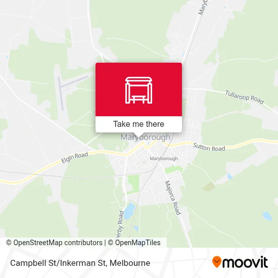 Mapa Campbell St/Inkerman St
