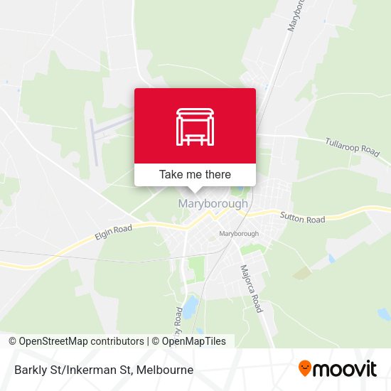 Barkly St/Inkerman St map