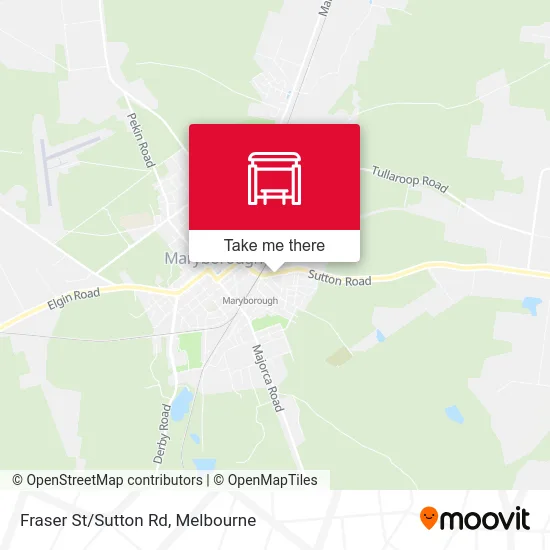 Mapa Fraser St/Sutton Rd