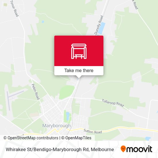 Whirakee St / Bendigo-Maryborough Rd map
