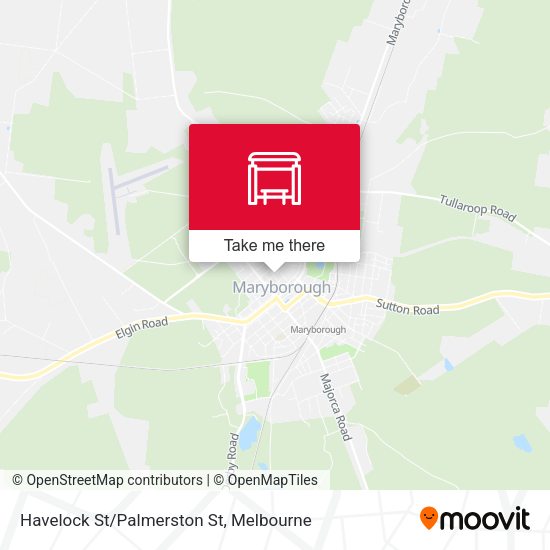 Havelock St/Palmerston St map