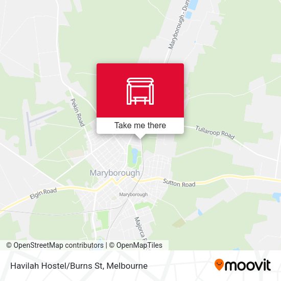 Havilah Hostel/Burns St map