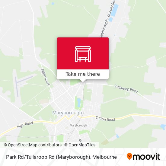 Park Rd / Tullaroop Rd (Maryborough) map