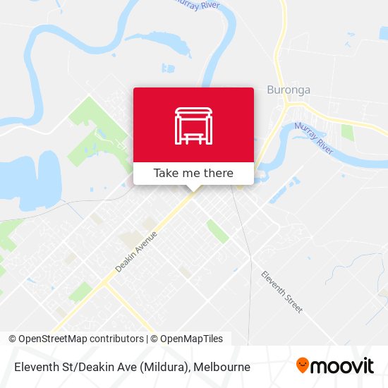 Eleventh St / Deakin Ave (Mildura) map