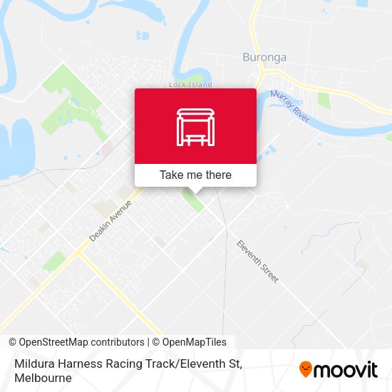Mildura Harness Racing Track / Eleventh St map