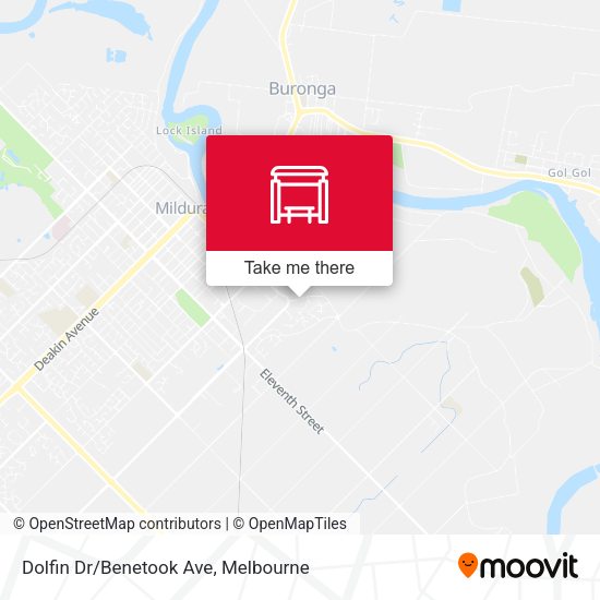 Dolfin Dr/Benetook Ave map