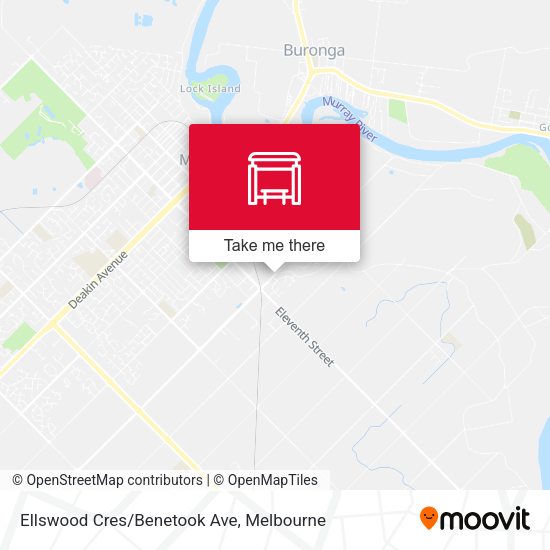 Ellswood Cres/Benetook Ave map