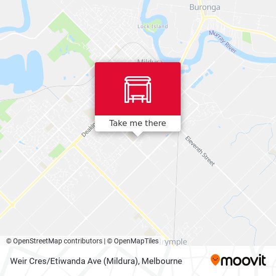 Weir Cres / Etiwanda Ave (Mildura) map