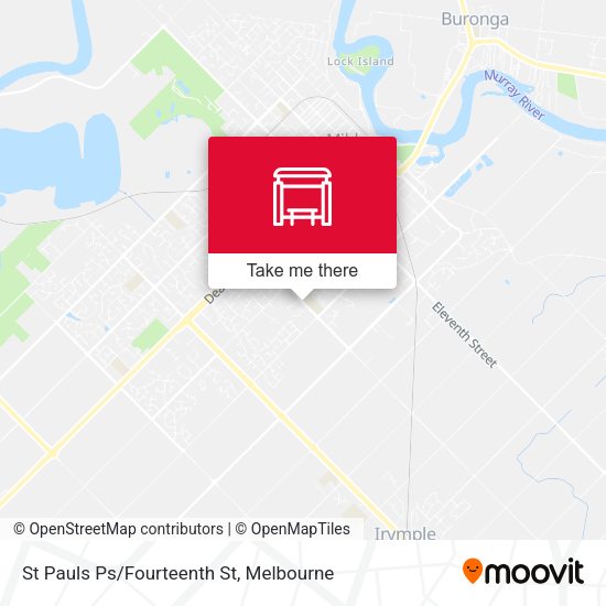 St Pauls Ps/Fourteenth St map