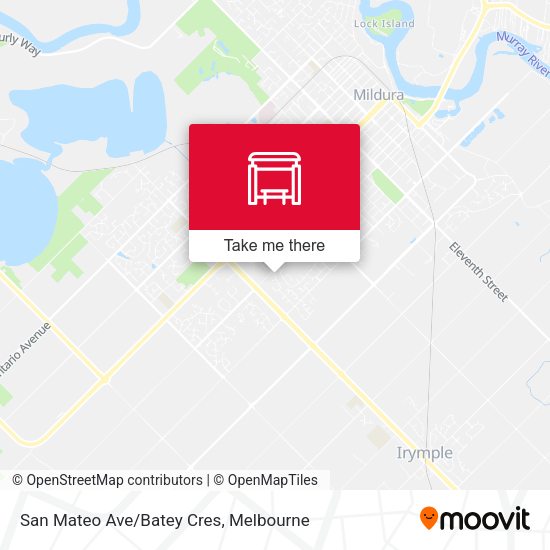 San Mateo Ave/Batey Cres map