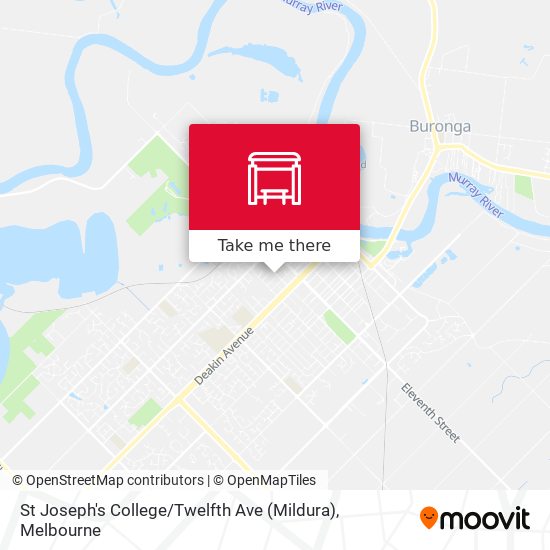 St Joseph's College / Twelfth Ave (Mildura) map