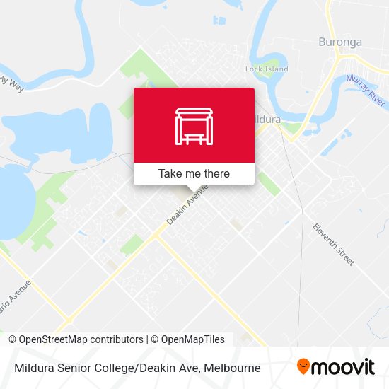 Mildura Senior College / Deakin Ave map
