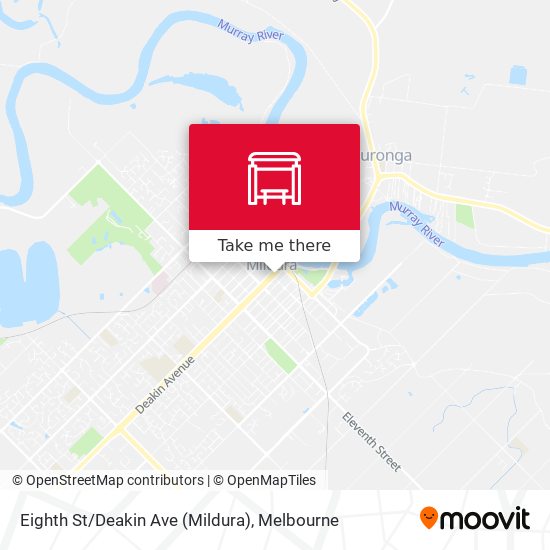 Eighth St/Deakin Ave (Mildura) map