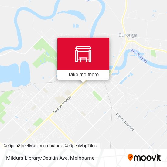 Mildura Library/Deakin Ave map