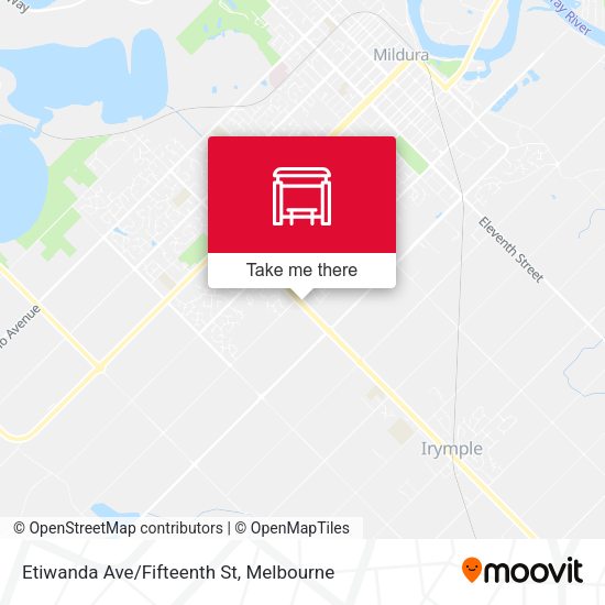 Etiwanda Ave/Fifteenth St map