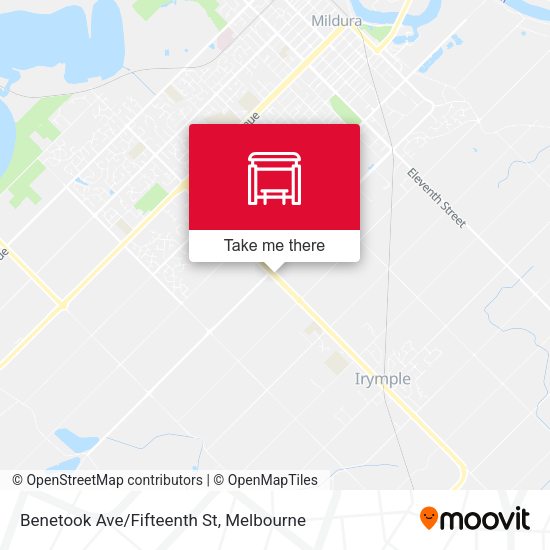Benetook Ave/Fifteenth St map