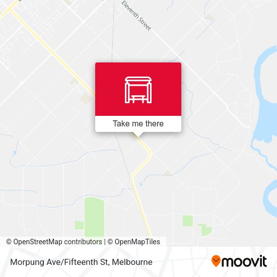 Morpung Ave/Fifteenth St map