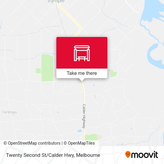 Twenty Second St/Calder Hwy map
