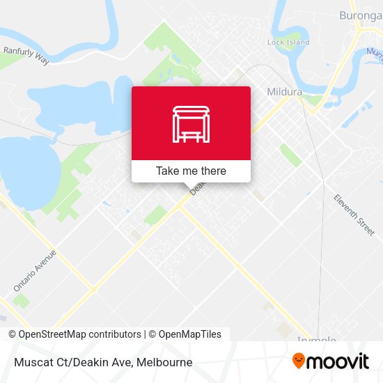 Muscat Ct/Deakin Ave map