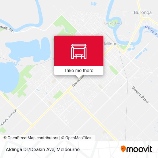 Aldinga Dr/Deakin Ave map