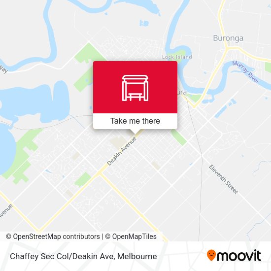 Chaffey Sec Col/Deakin Ave map